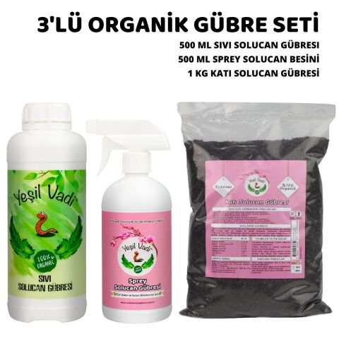 3'LÜ ORGANİK GÜBRE SETİ